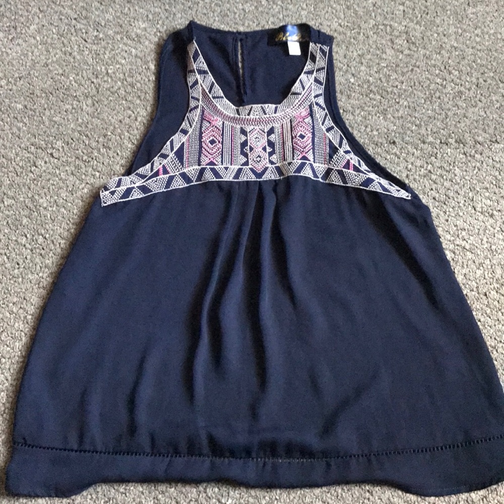 Dark Blue Blouse